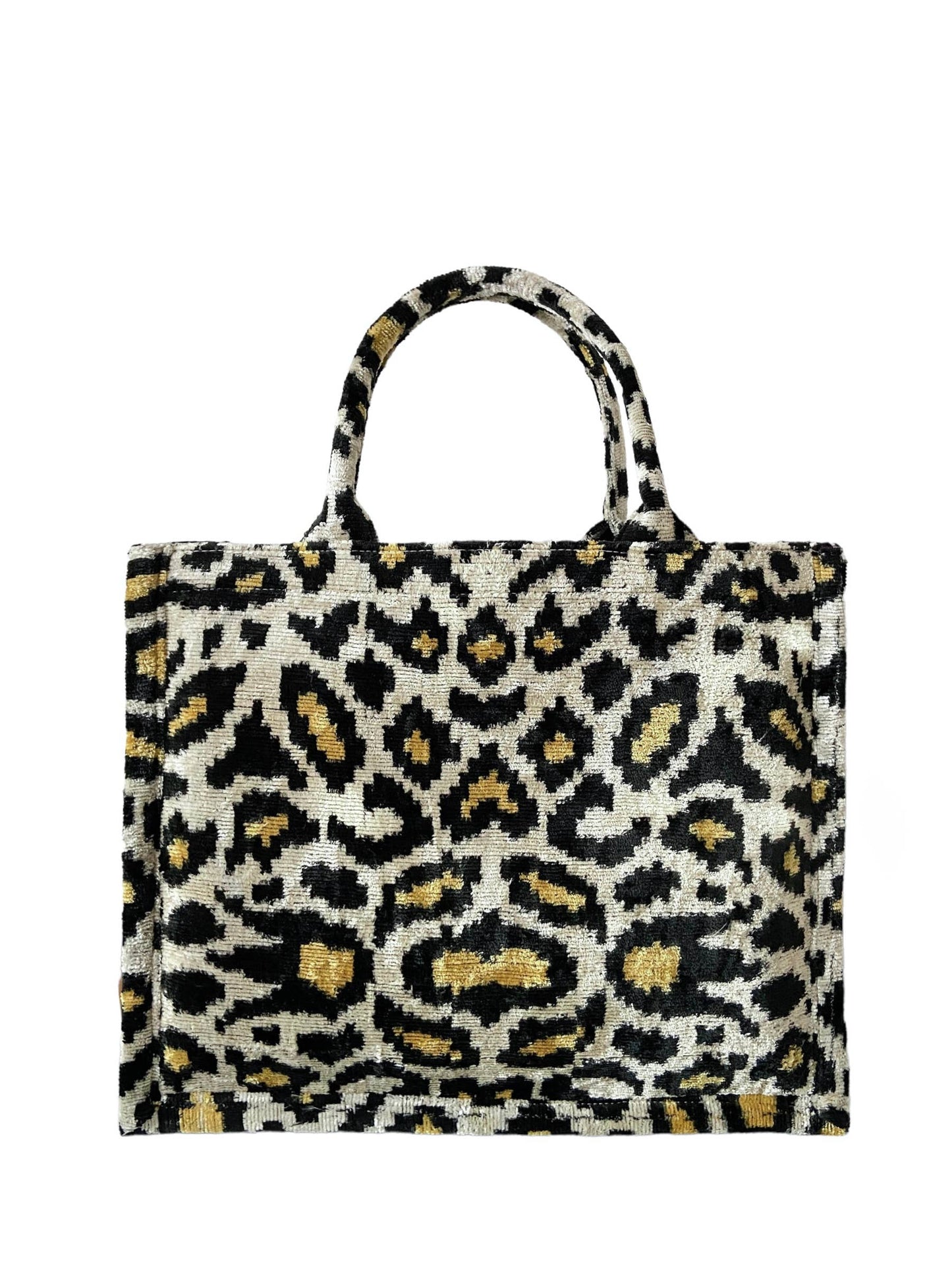 Silk Velvet Ikat Large Tote Bag