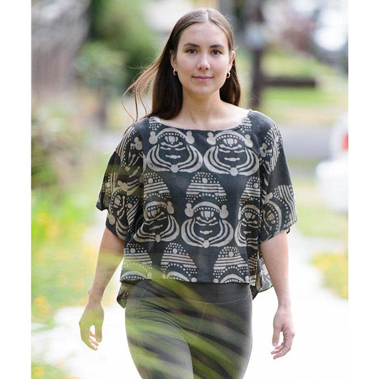 Block Print Crop Top - Kathak