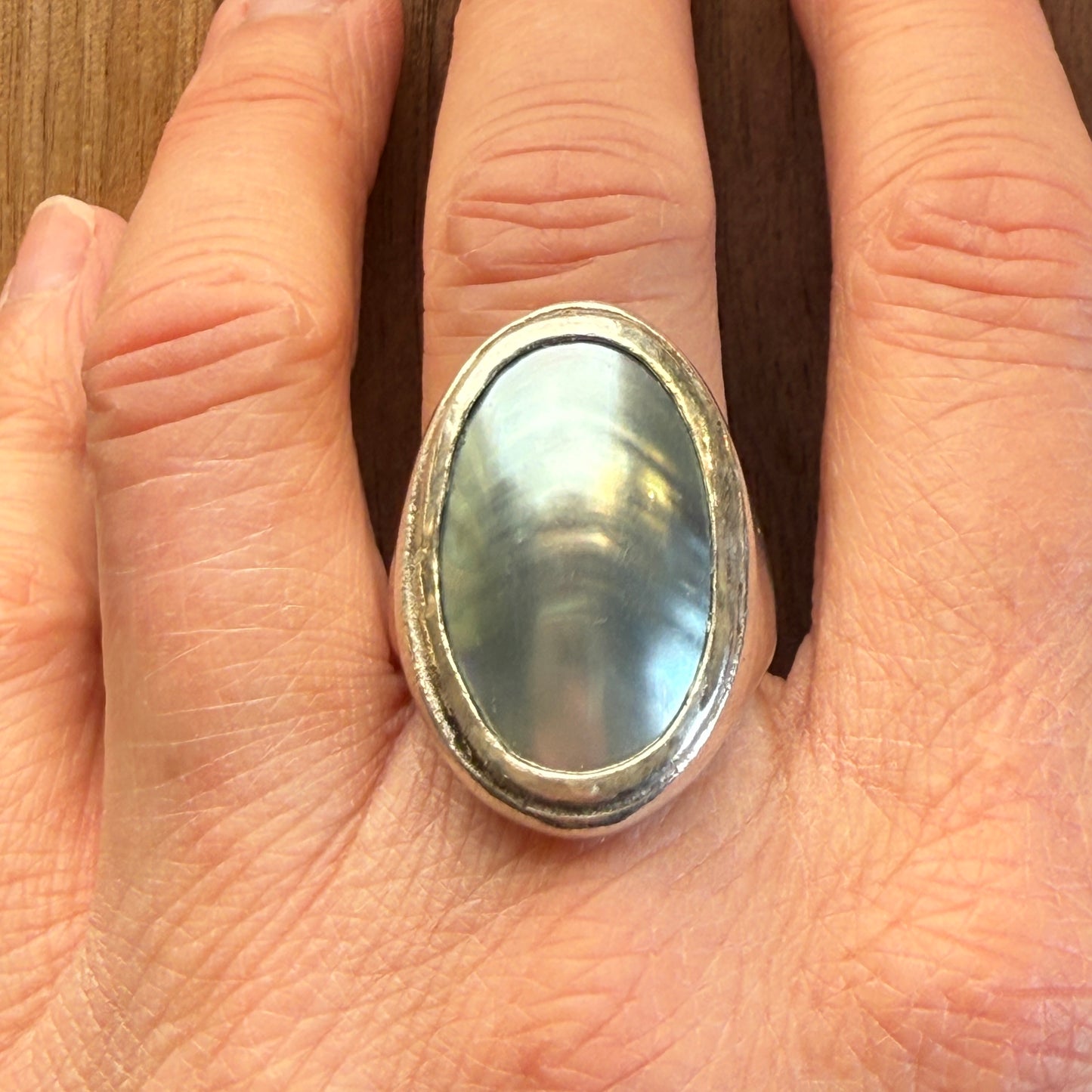 Oval Osmena Pearl Ring