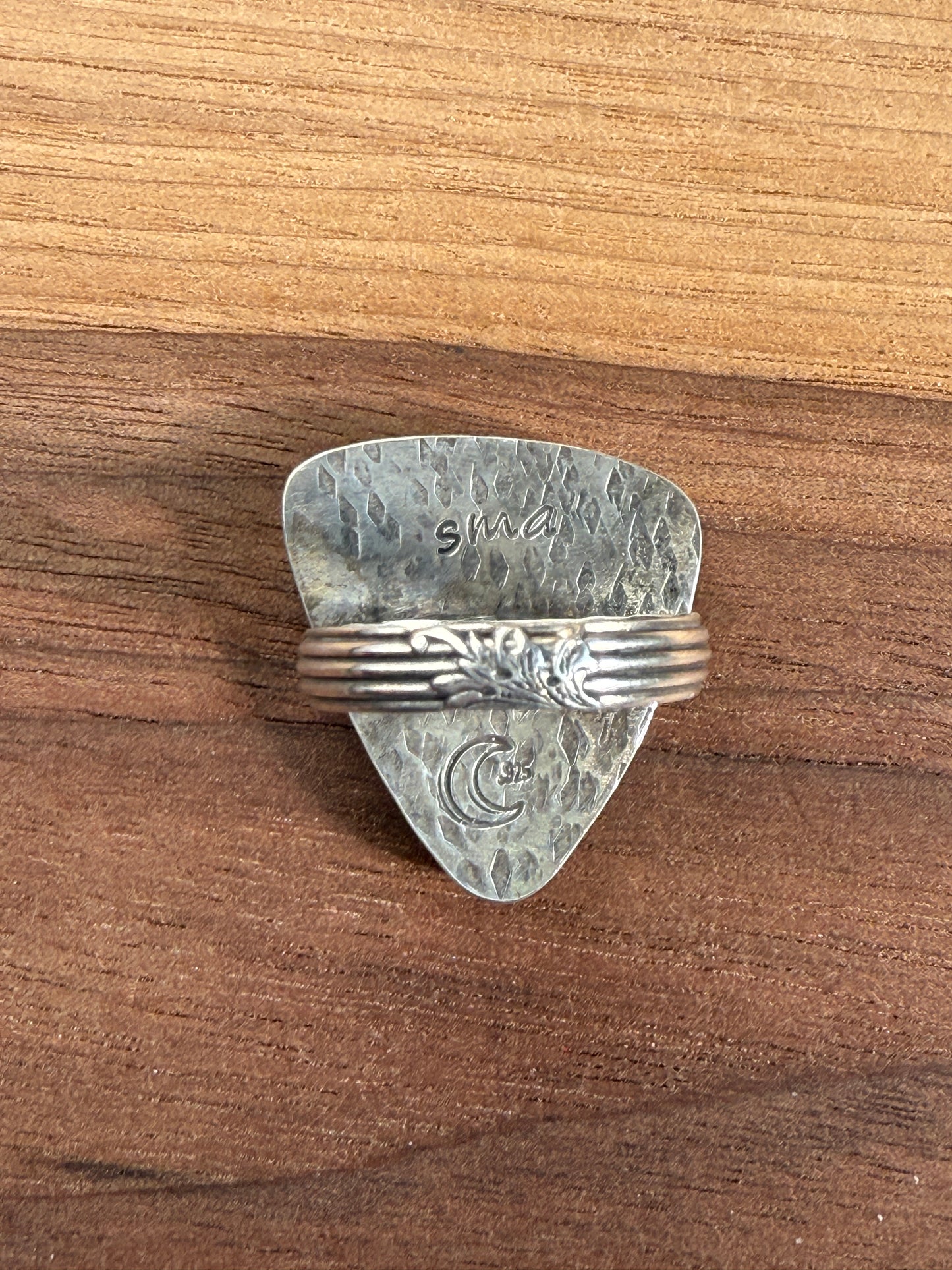 Ammonite Fossil Statement Ring