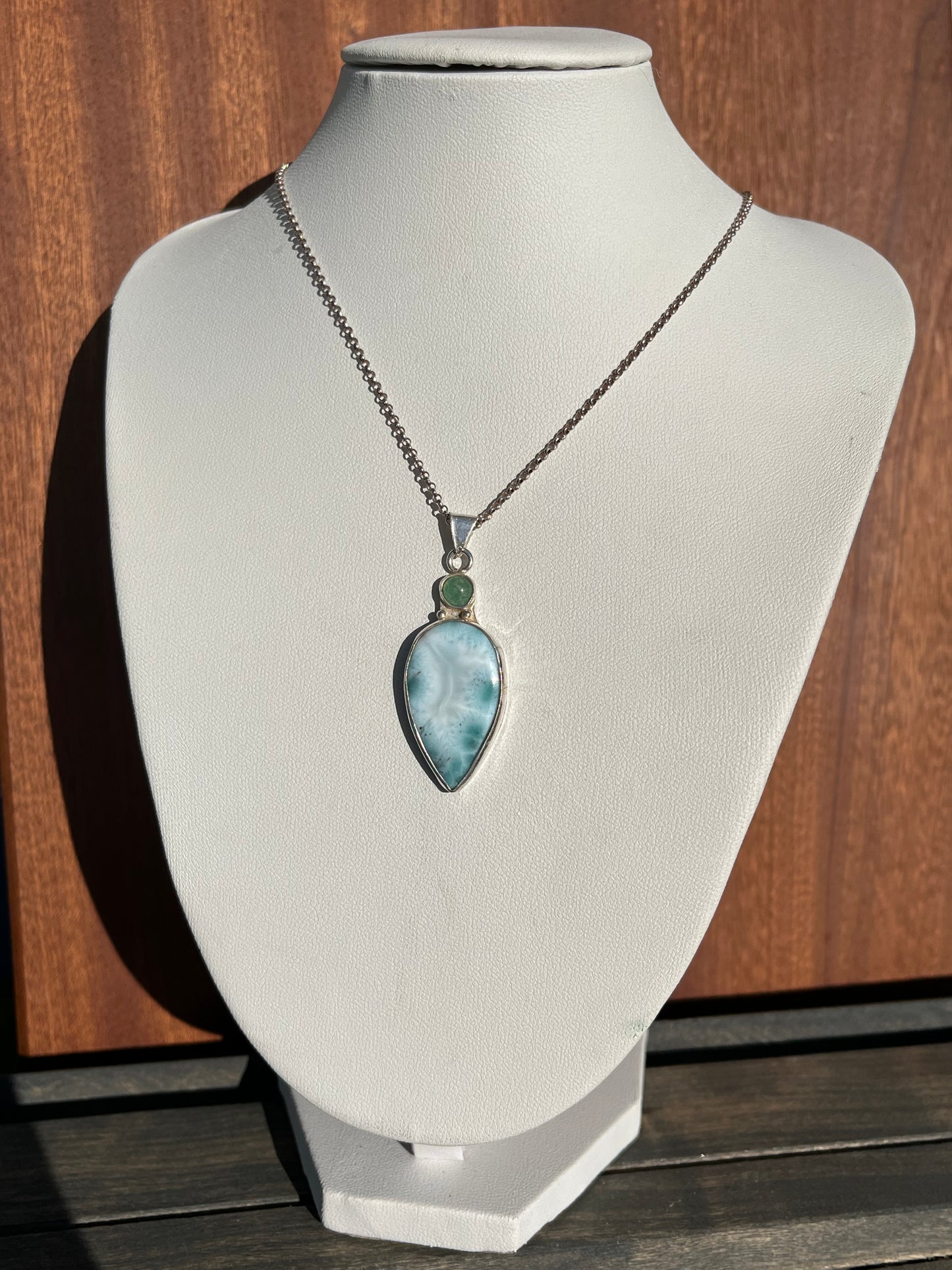 Larimar & Aventurine Pendant