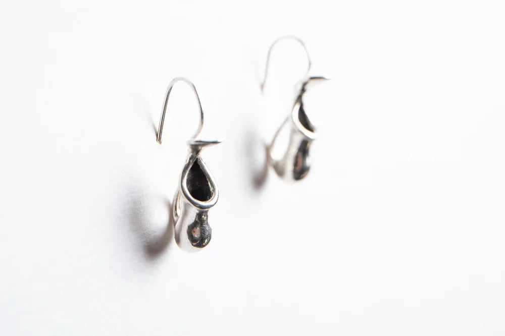 Silver Pitcher Earrings