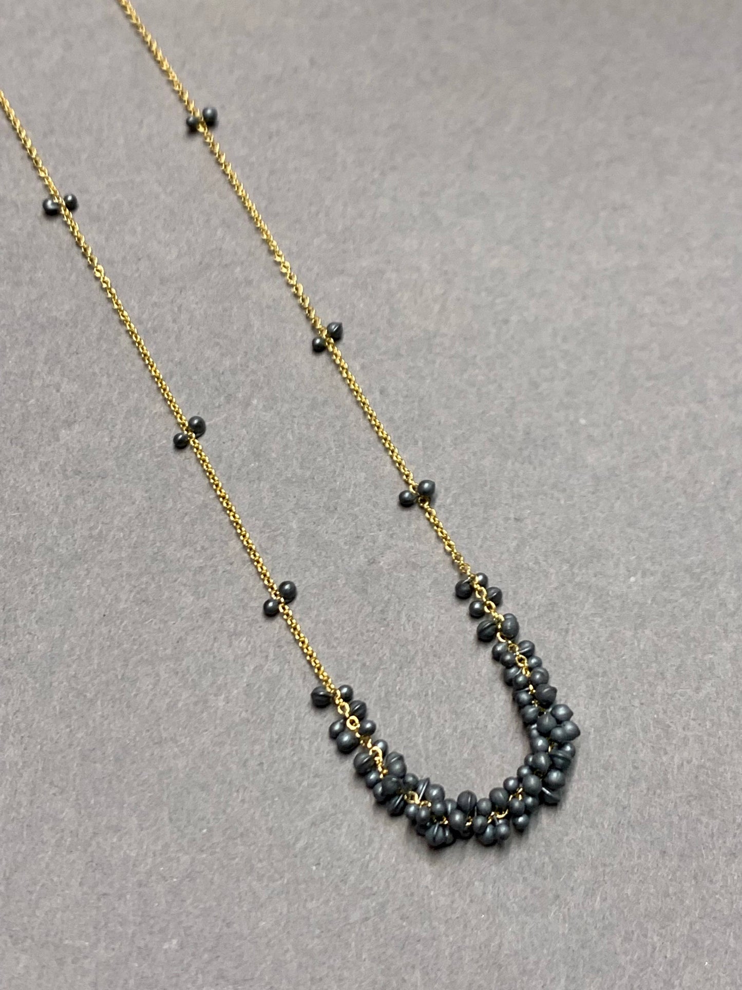 Clustered Wisteria Necklace- 18 inches