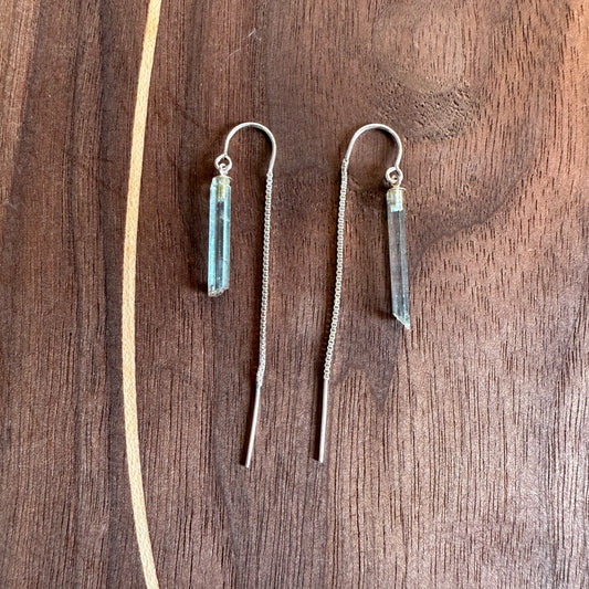Terminated Aquamarine Threaders