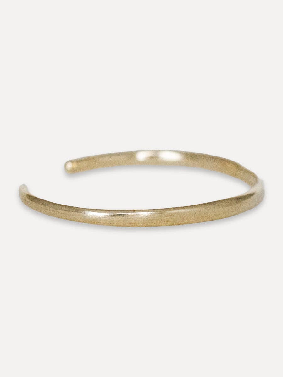 Organic Brass Diamond Cuff