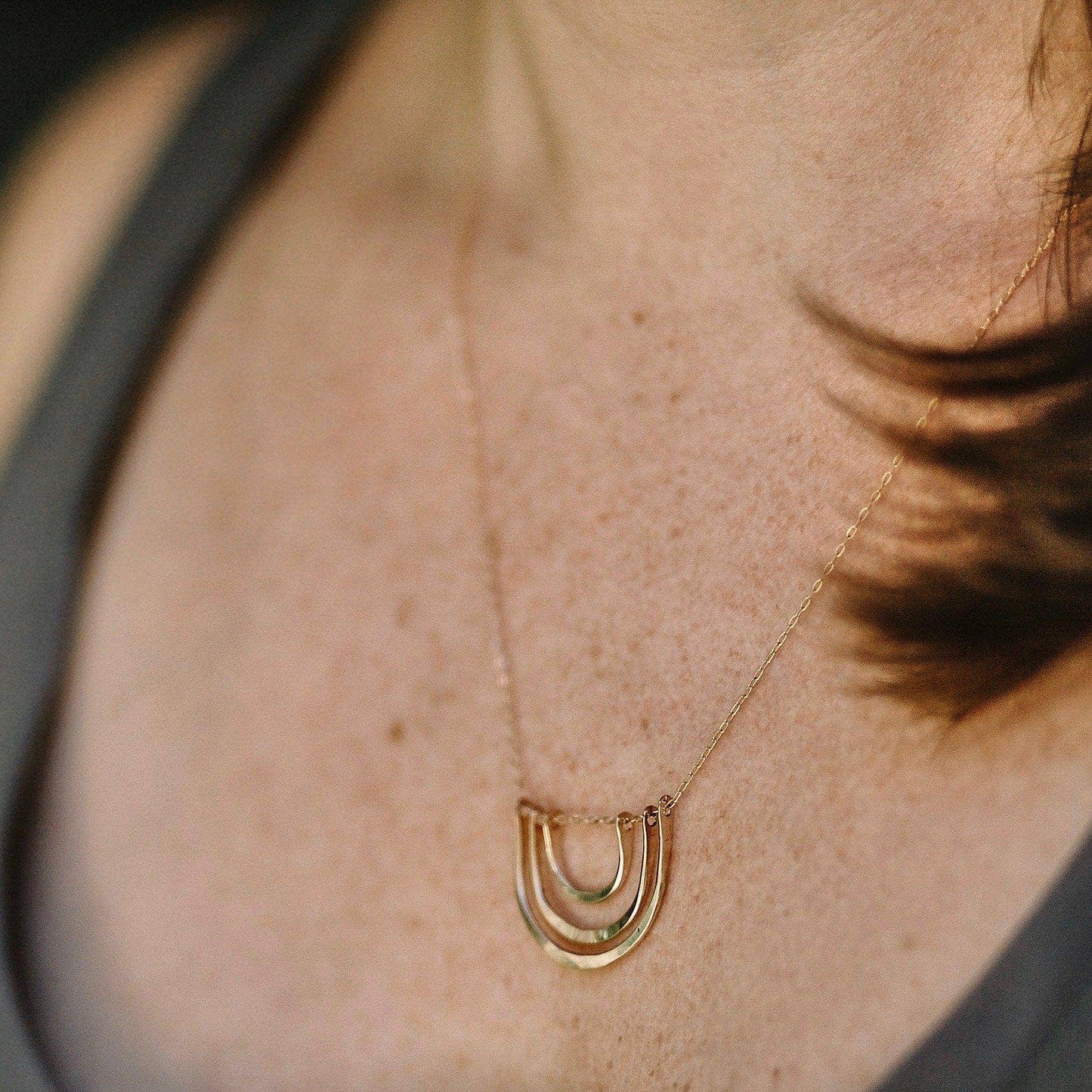 Triple Arc Necklace