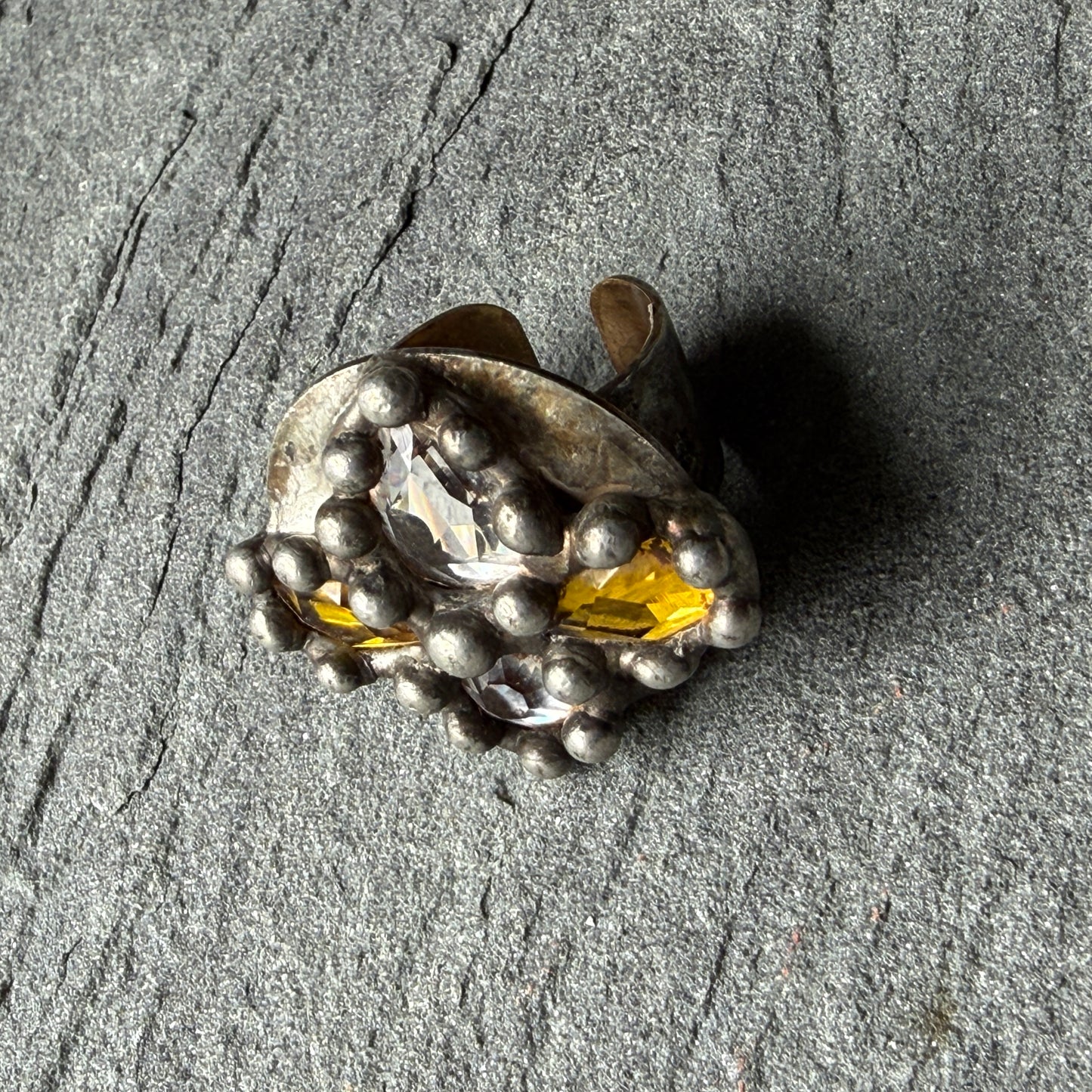Mardi Gras Swarovski Ring