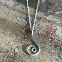 Load image into Gallery viewer, Sterling Swirl Necklace
