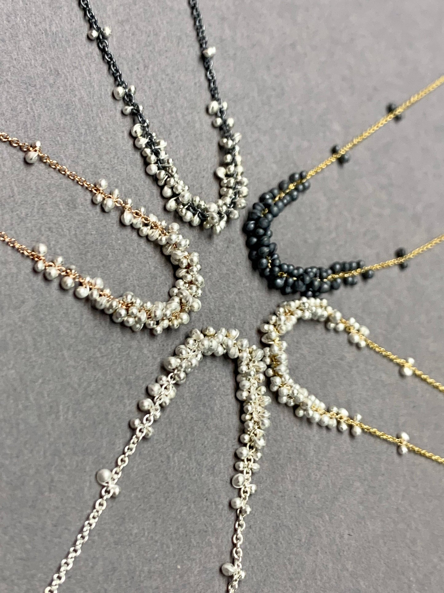 Clustered Wisteria Necklace- 18 inches