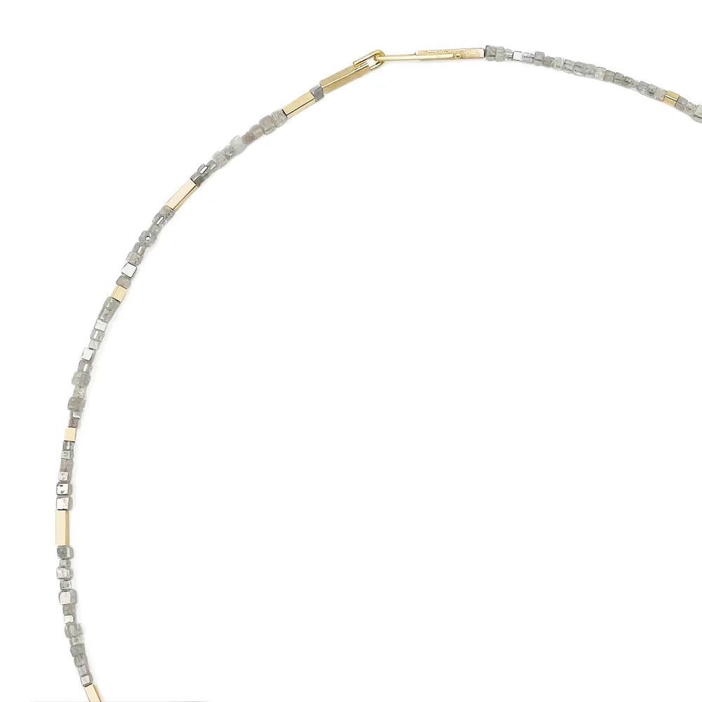 Diamond Cube Necklace