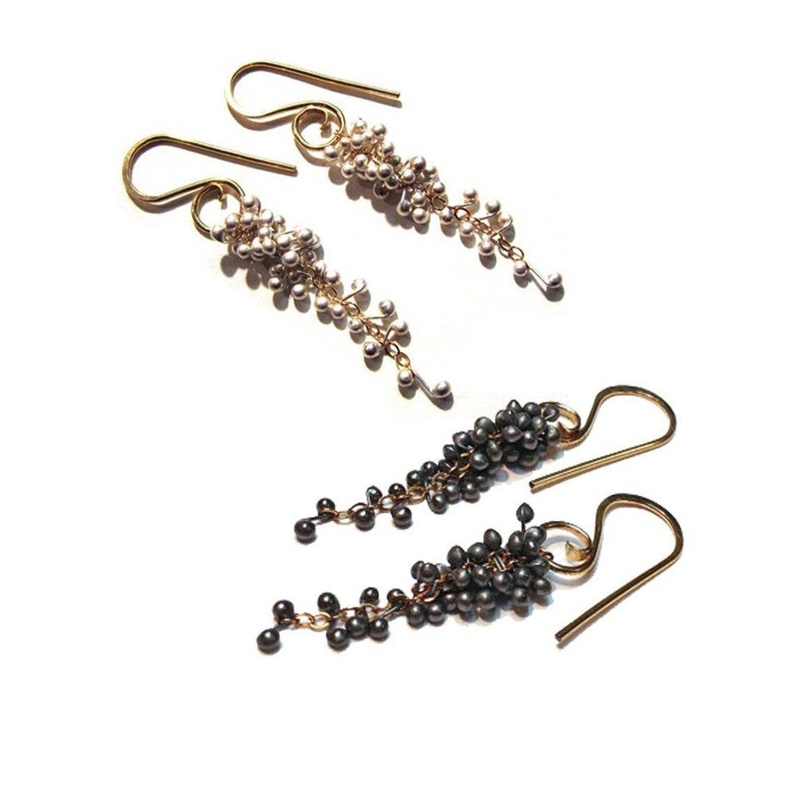 Wisteria Caviar Earrings- Medium