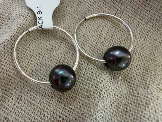 21mm Sterling Hoops - Medium