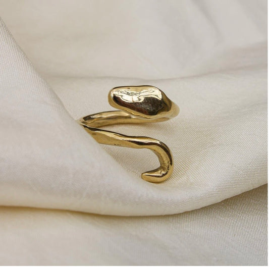 Serpent Guardian Wrap Ring