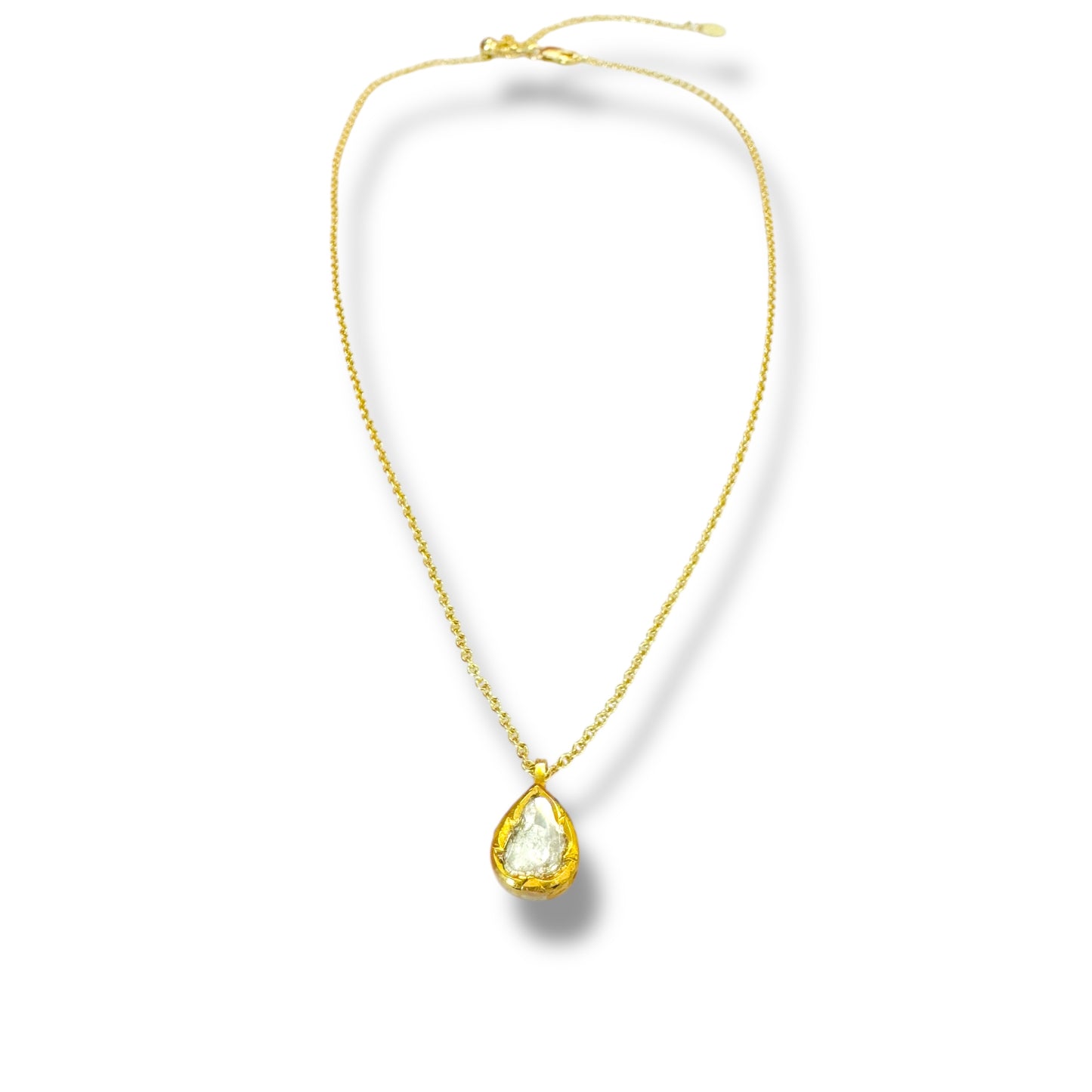 Epic Solitaire Polki Necklace