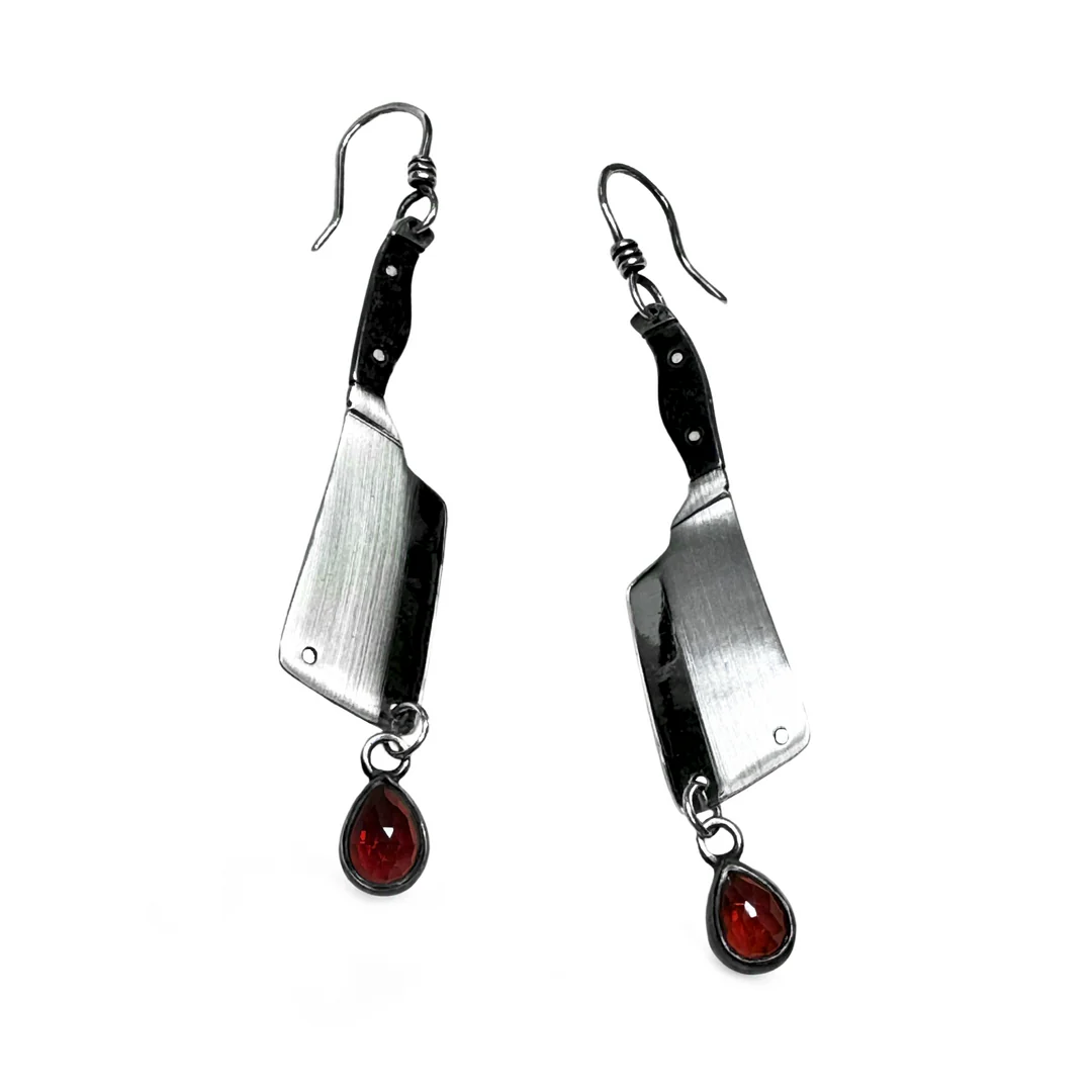 Meat Cleaver Earrings