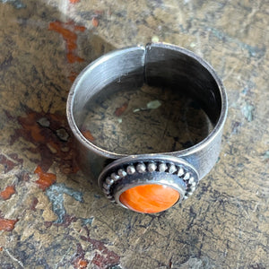 Sterling Ring with Spiny Oyster Shell
