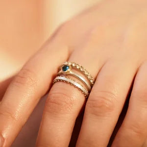 PASSY: Topaz Solitaire Ring