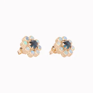 CHARONNE: Topaz & Opal Studs