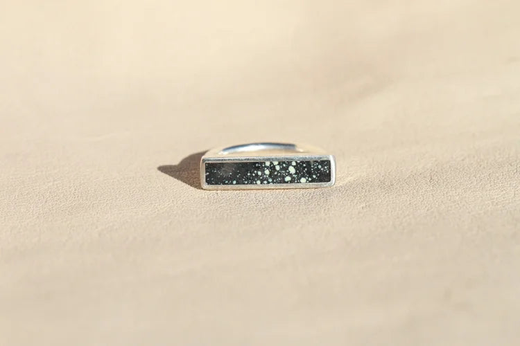 New Lander Variscite Stone Stacker Ring