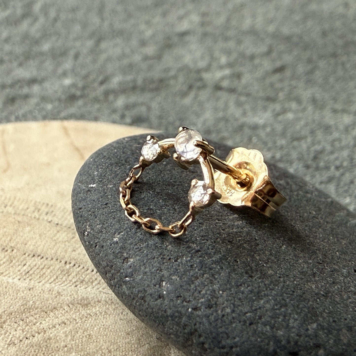 Moonstone Constellation Earring
