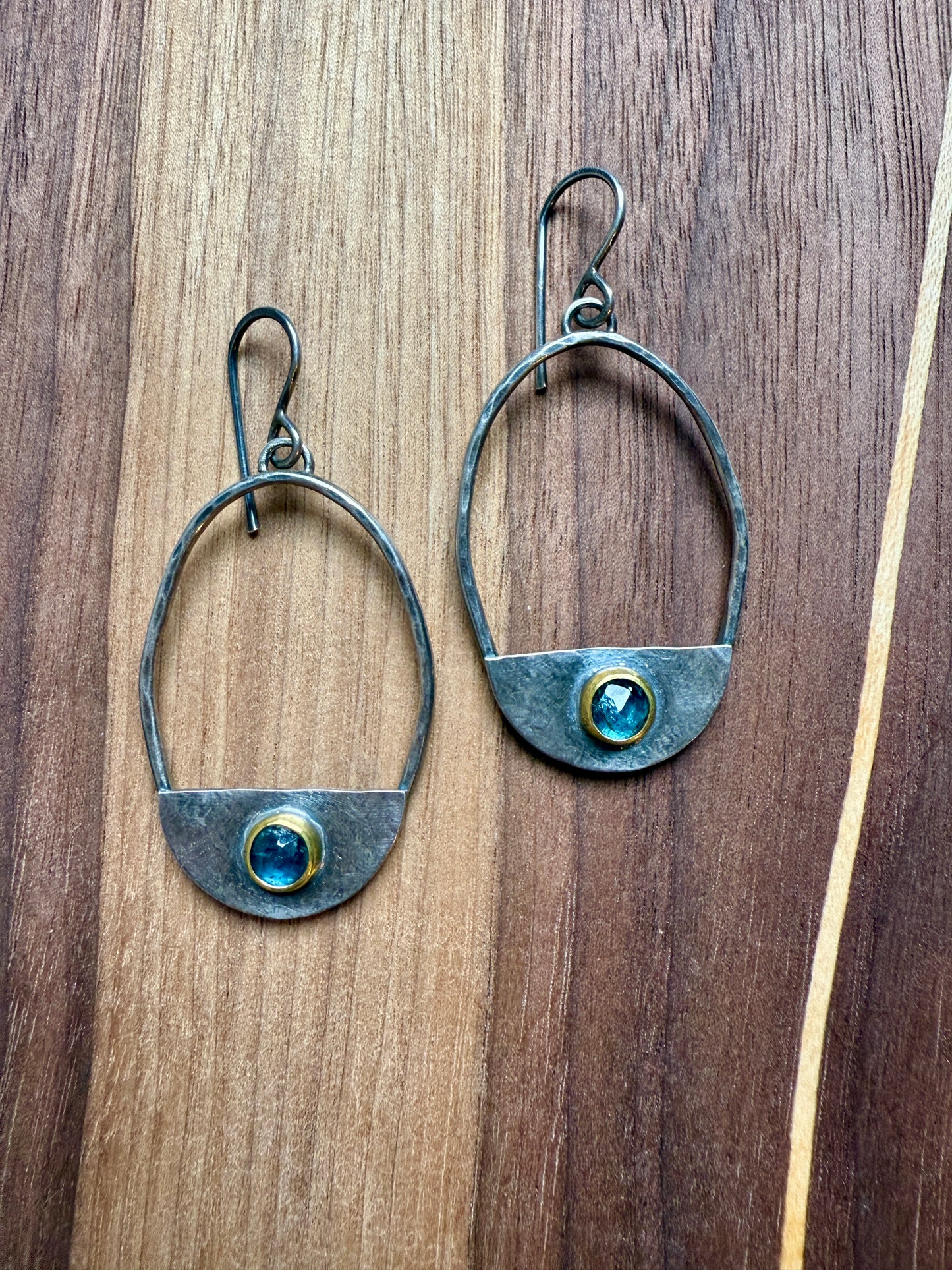 Blue Kyanite Athalia Earrings