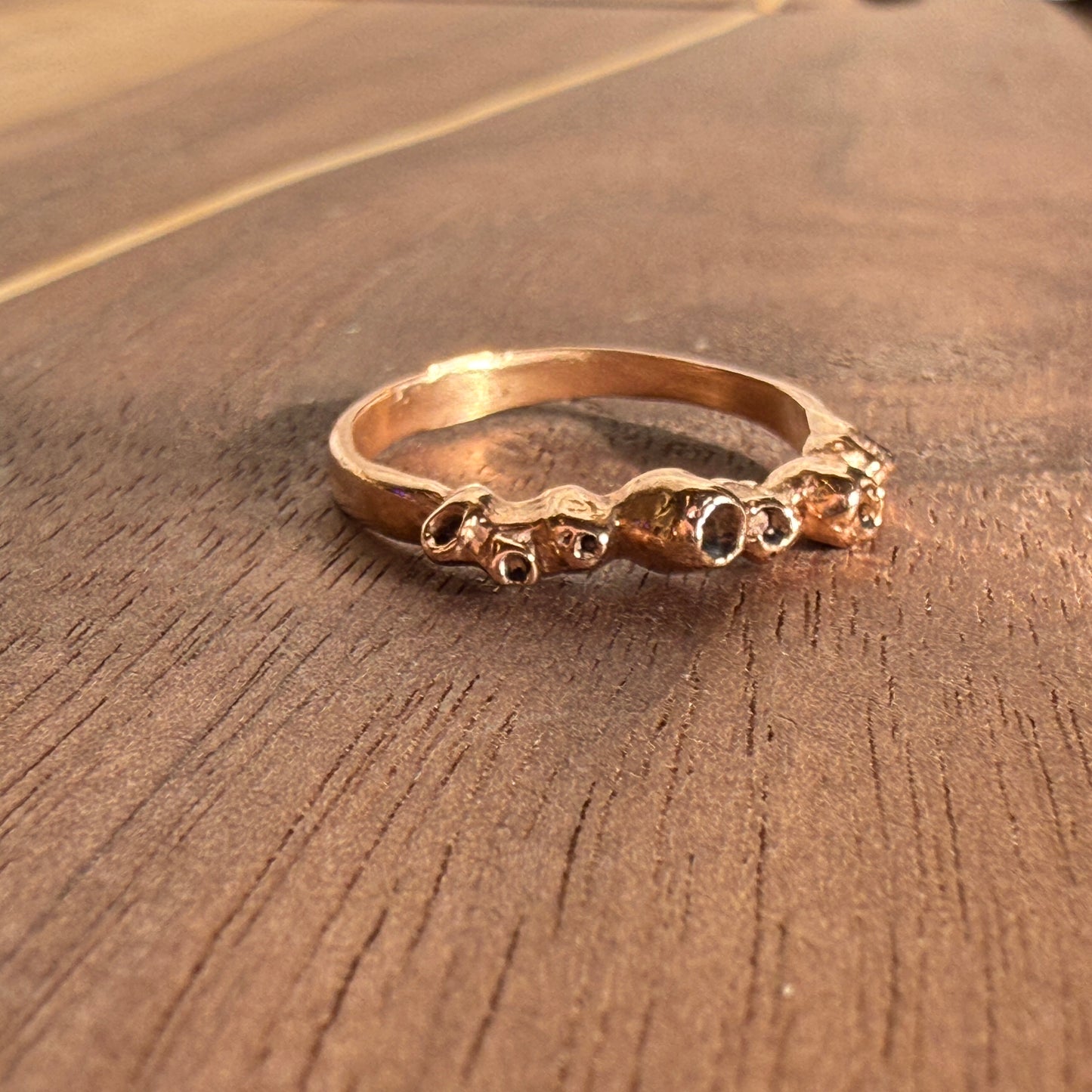 Rose Gold Barnacle Ring