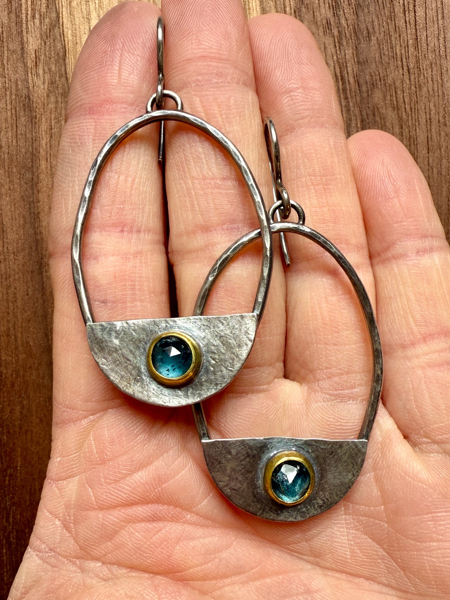 Blue Kyanite Athalia Earrings