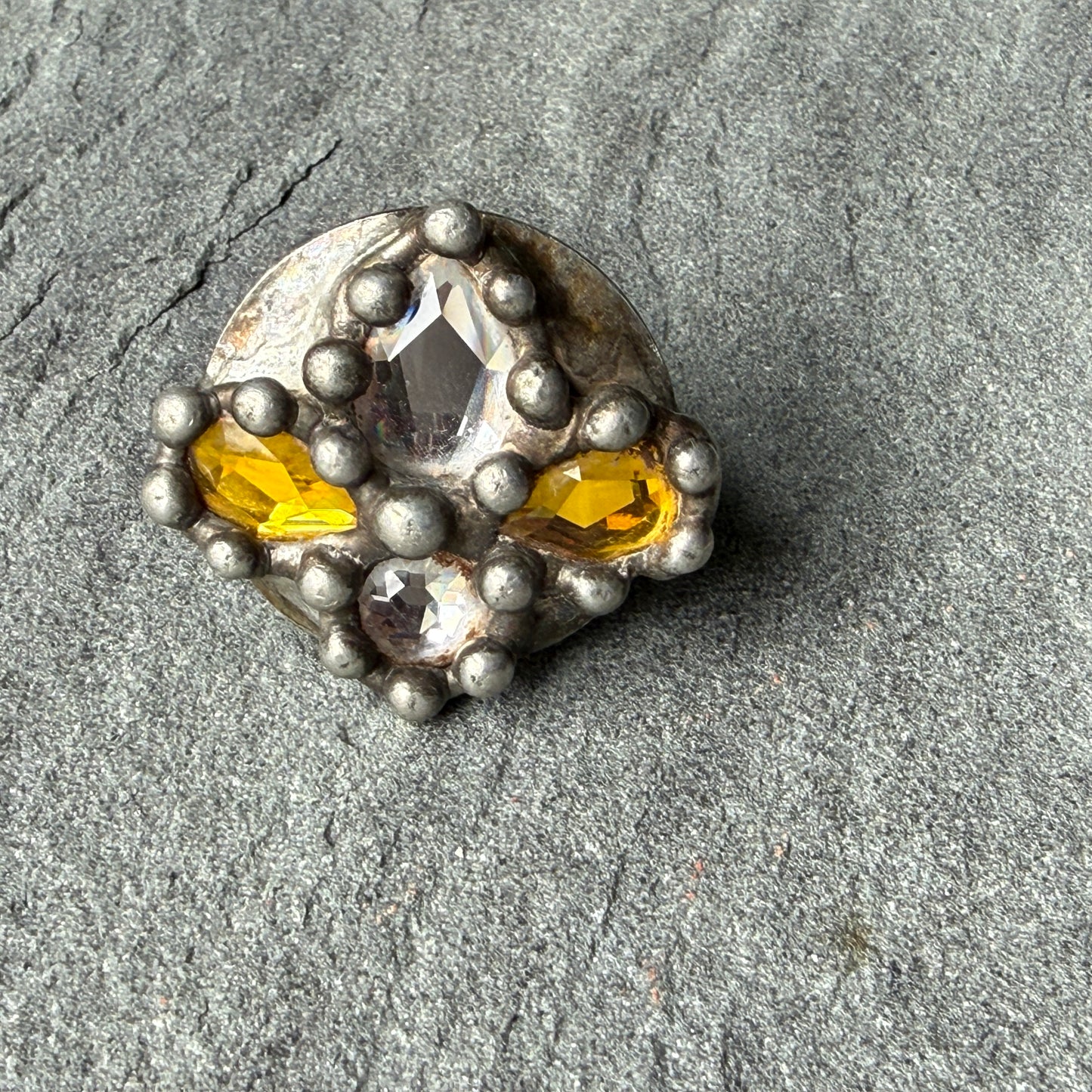 Mardi Gras Swarovski Ring