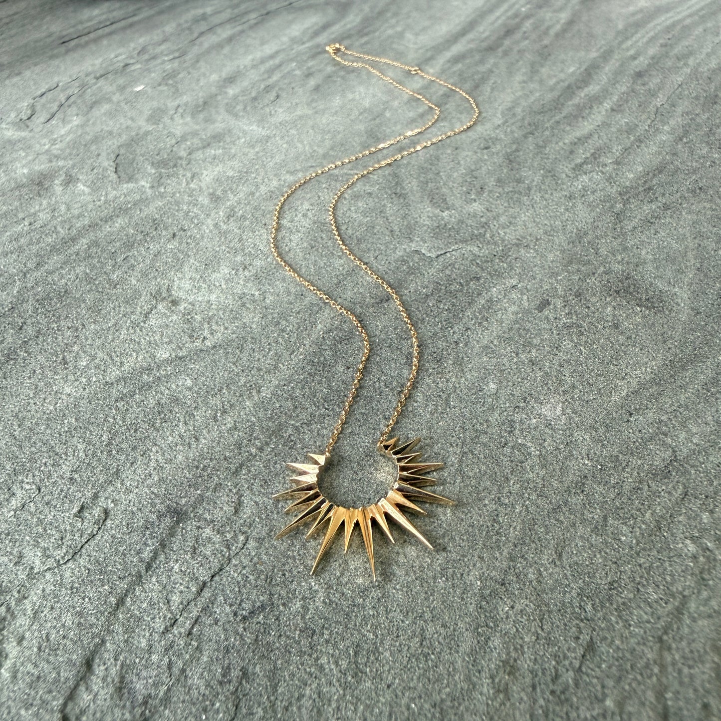 King Sun Yellow Gold Necklace