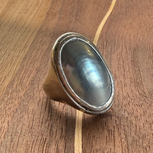 Oval Osmena Pearl Ring