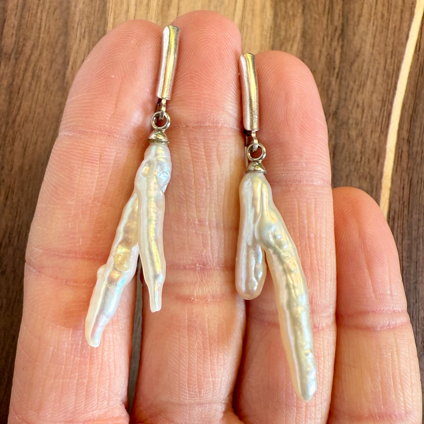 Stick Pearl Earrings