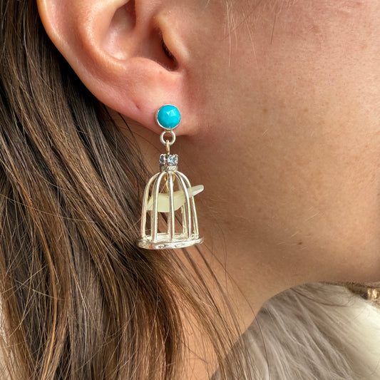 Bird Cage Earrings