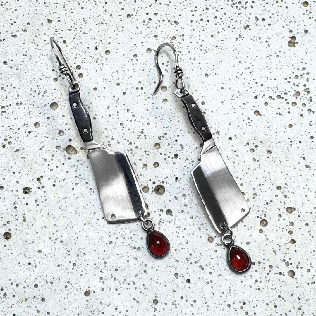 Meat Cleaver Earrings