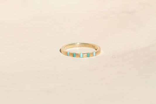 Blue Pieces Ring
