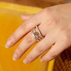 PASSY: Topaz Solitaire Ring
