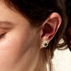 CHARONNE: Topaz & Opal Studs
