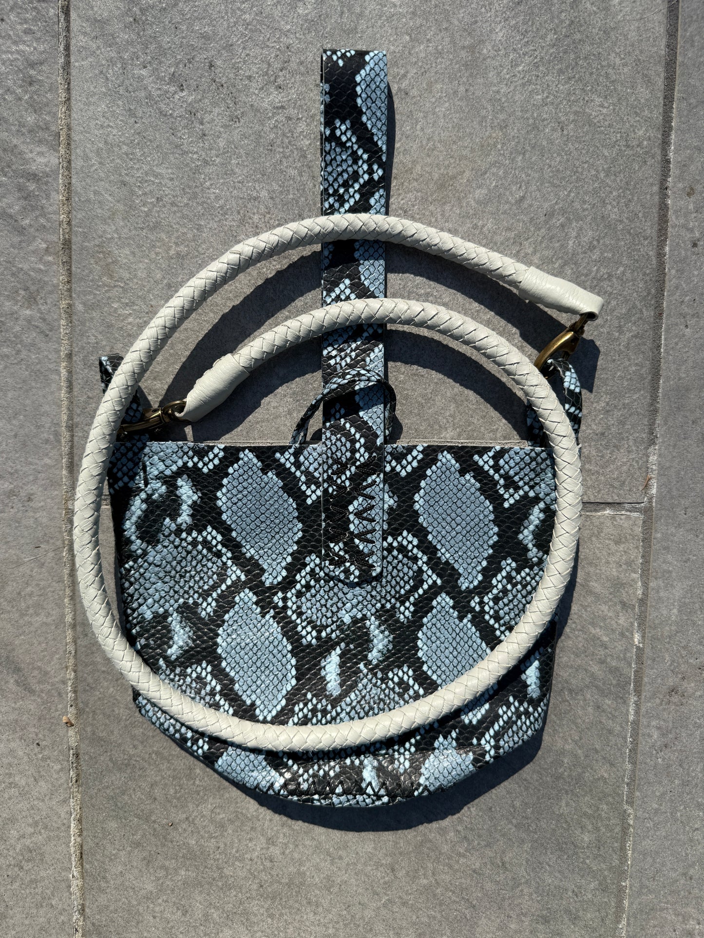 Hand braided Leather Strap