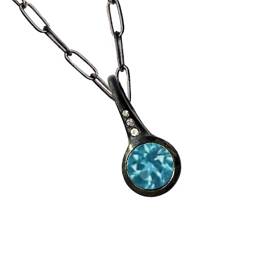 Blue Apatite FairTrade Ocean Charm