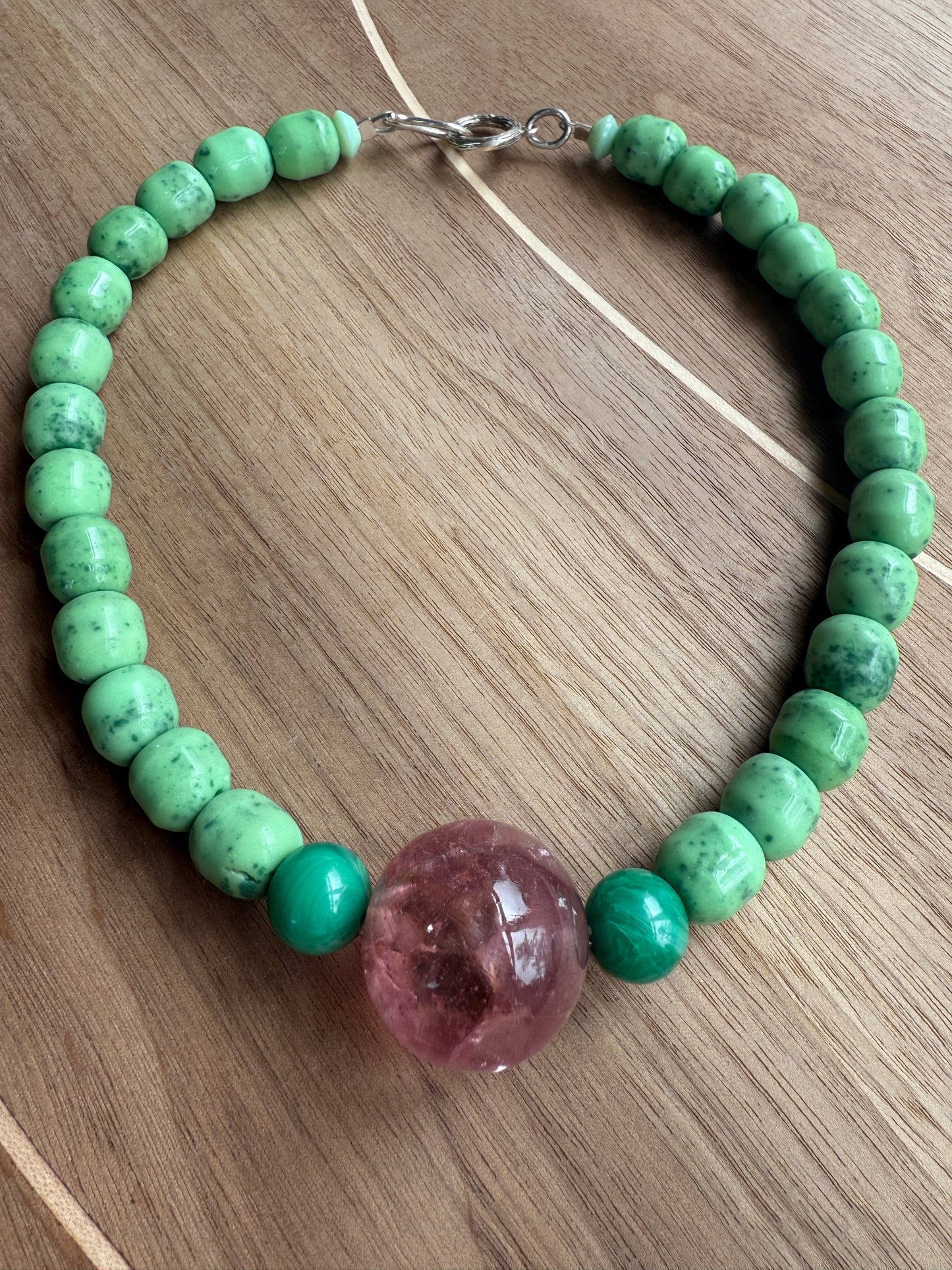 Large Antique Bead Necklace