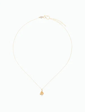 BLOOMSBURY: Orchid & Moonstone Pendant