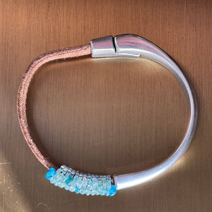 Roman Glass Magnetic Bracelet