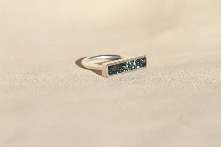 New Lander Variscite Stone Stacker Ring