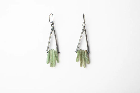 Kyanite Fringe Earrings