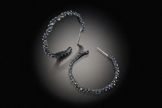 Bumpy Medium Hoops