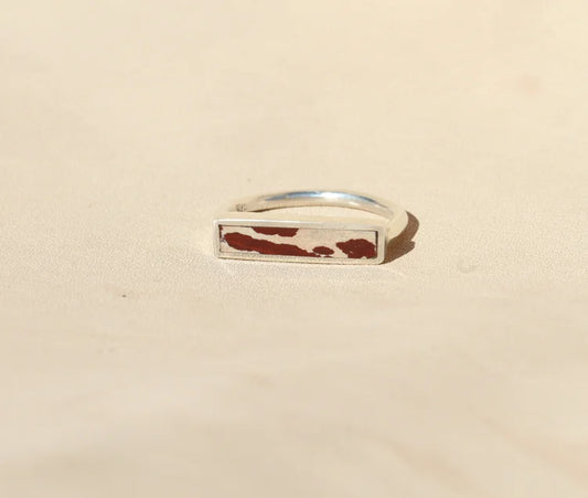 Owyhee Dendritic Stone Stacker Ring