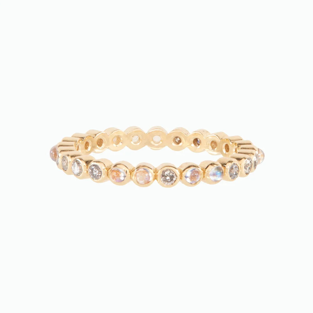 BATTERSEA: Diamond & Moonstone Ring