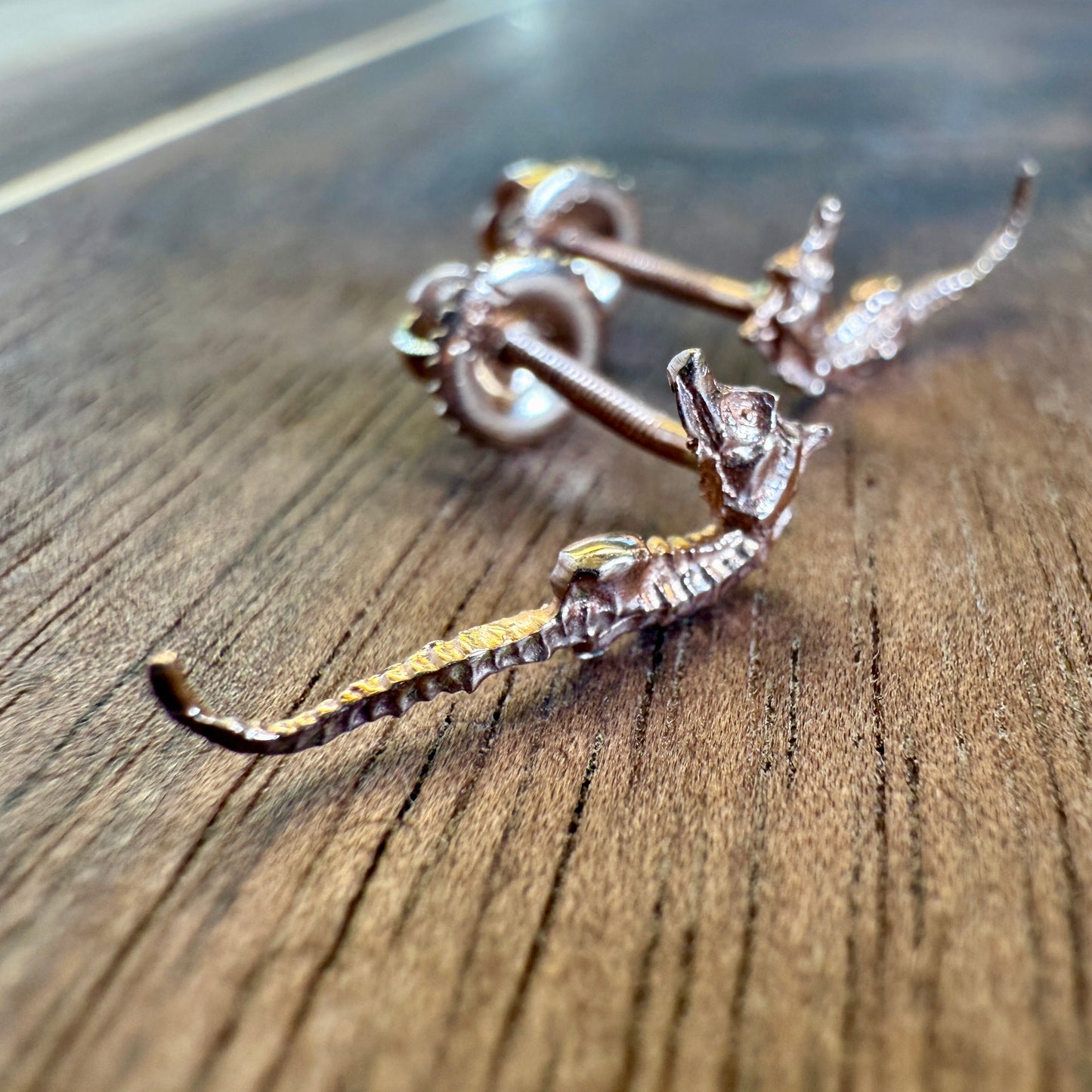 Pygmy Seahorse Stud Earrings