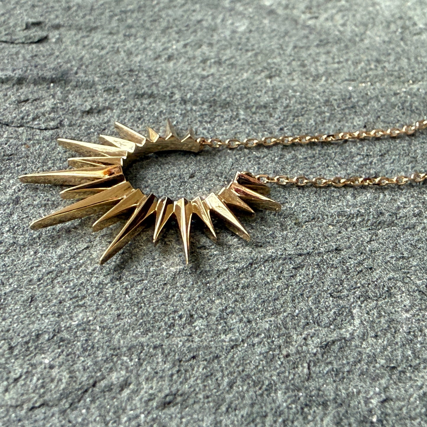 King Sun Yellow Gold Necklace
