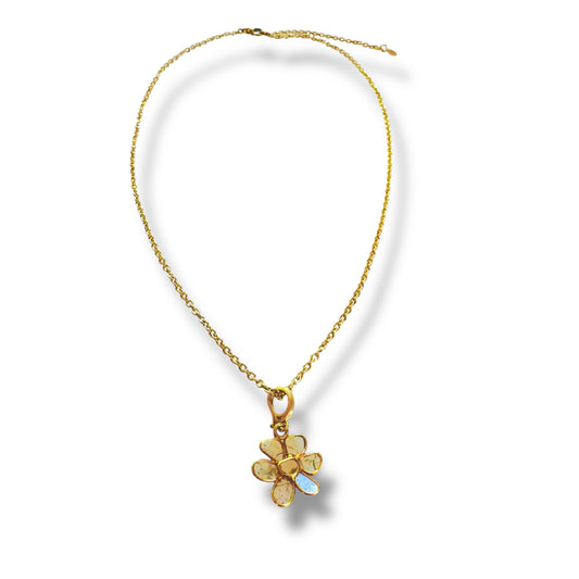 Flower Power Medallion Necklace