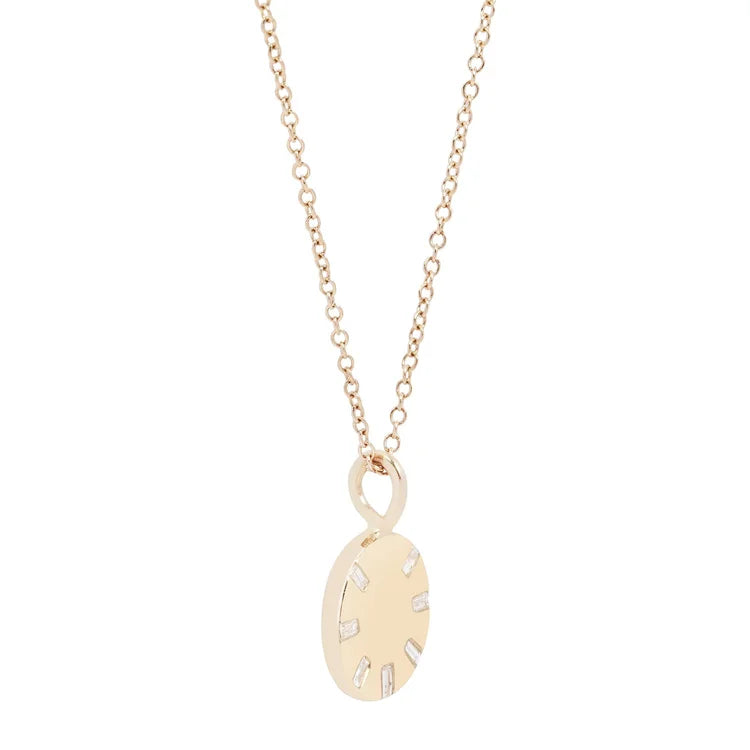 Diamond Wheel Necklace